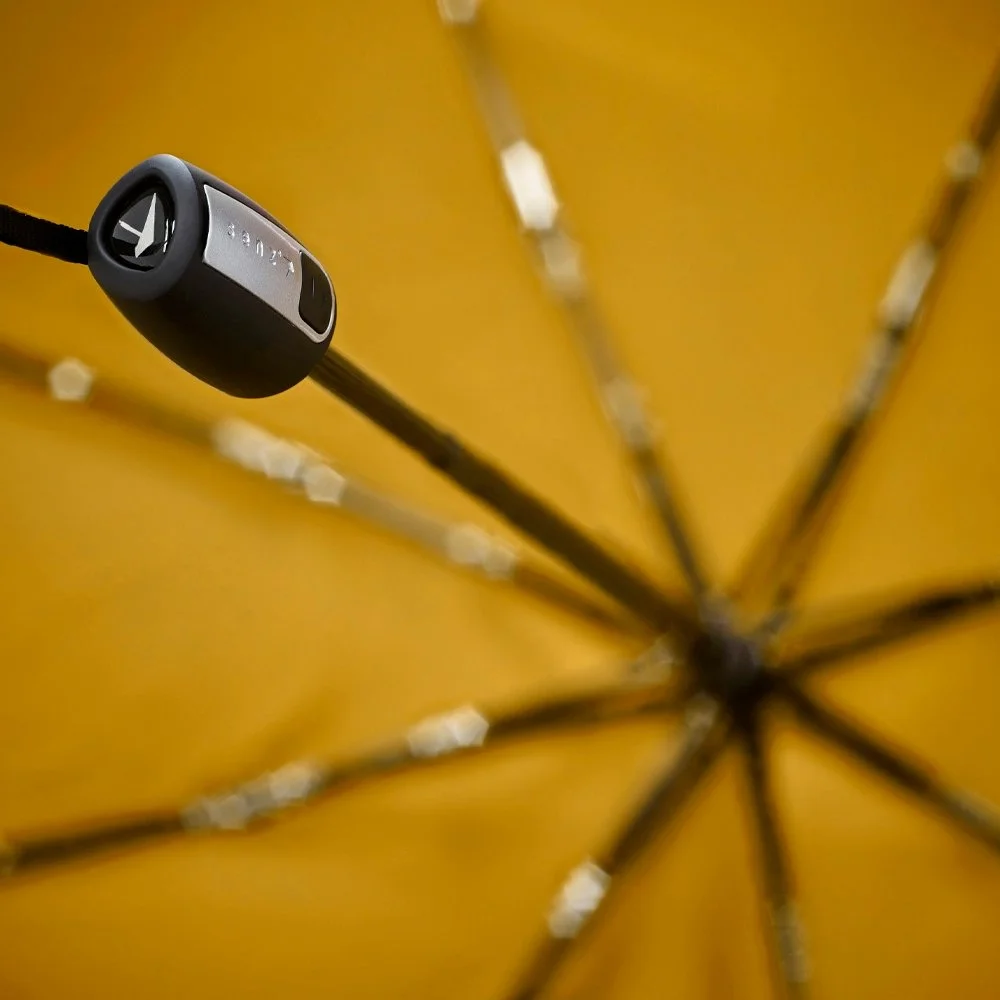 Senz Mini Automatic paraplu daily yellow bij Duifhuizen