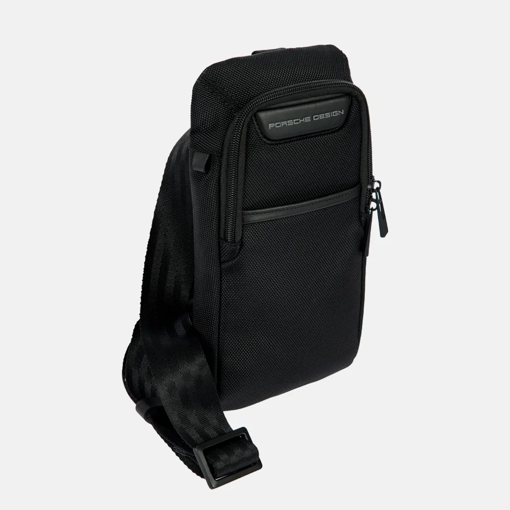 Porsche Design Nylon Evo Crossbody Bag schoudertas black bij Duifhuizen