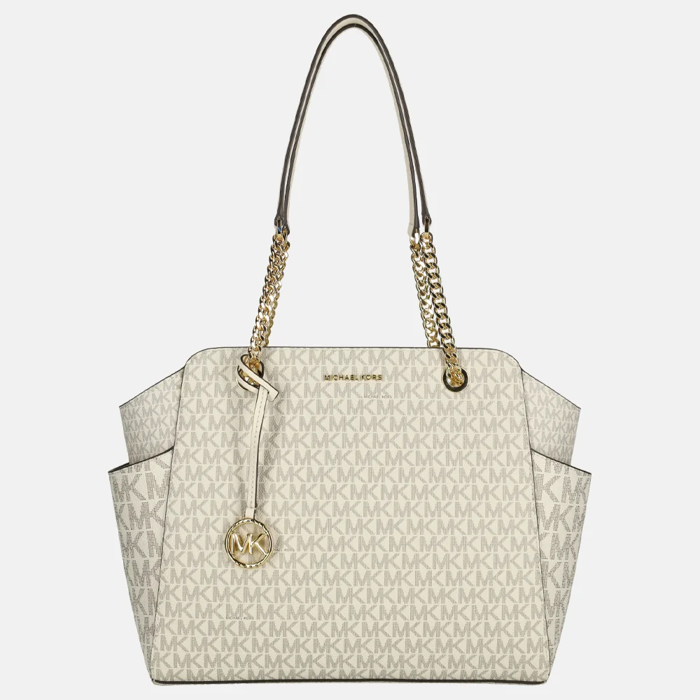 Michael Kors Jacquelyn Shopper Vanille/Cream Bij Duifhuizen