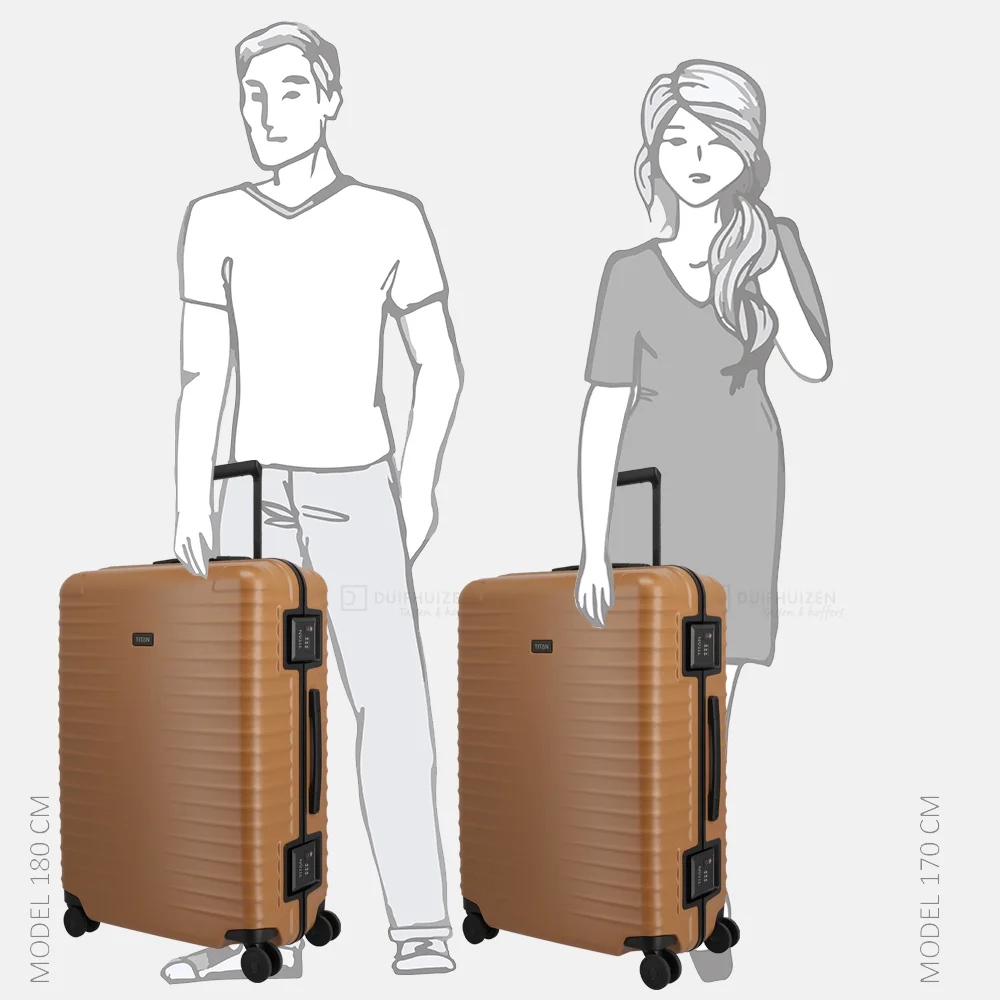 Titan Overseas reiskoffer 75 cm canyon bronze bij Duifhuizen