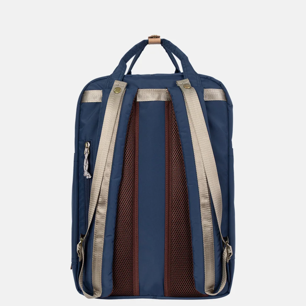 Doughnut Macaroon Large Jungle Backpack rugzak 15 inch navy bij Duifhuizen