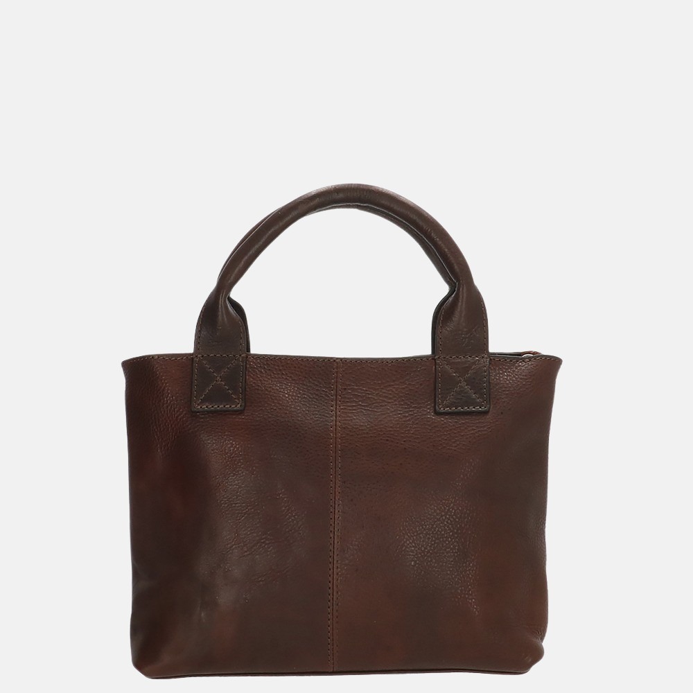 Micmacbags Discover handtas S dark brown bij Duifhuizen