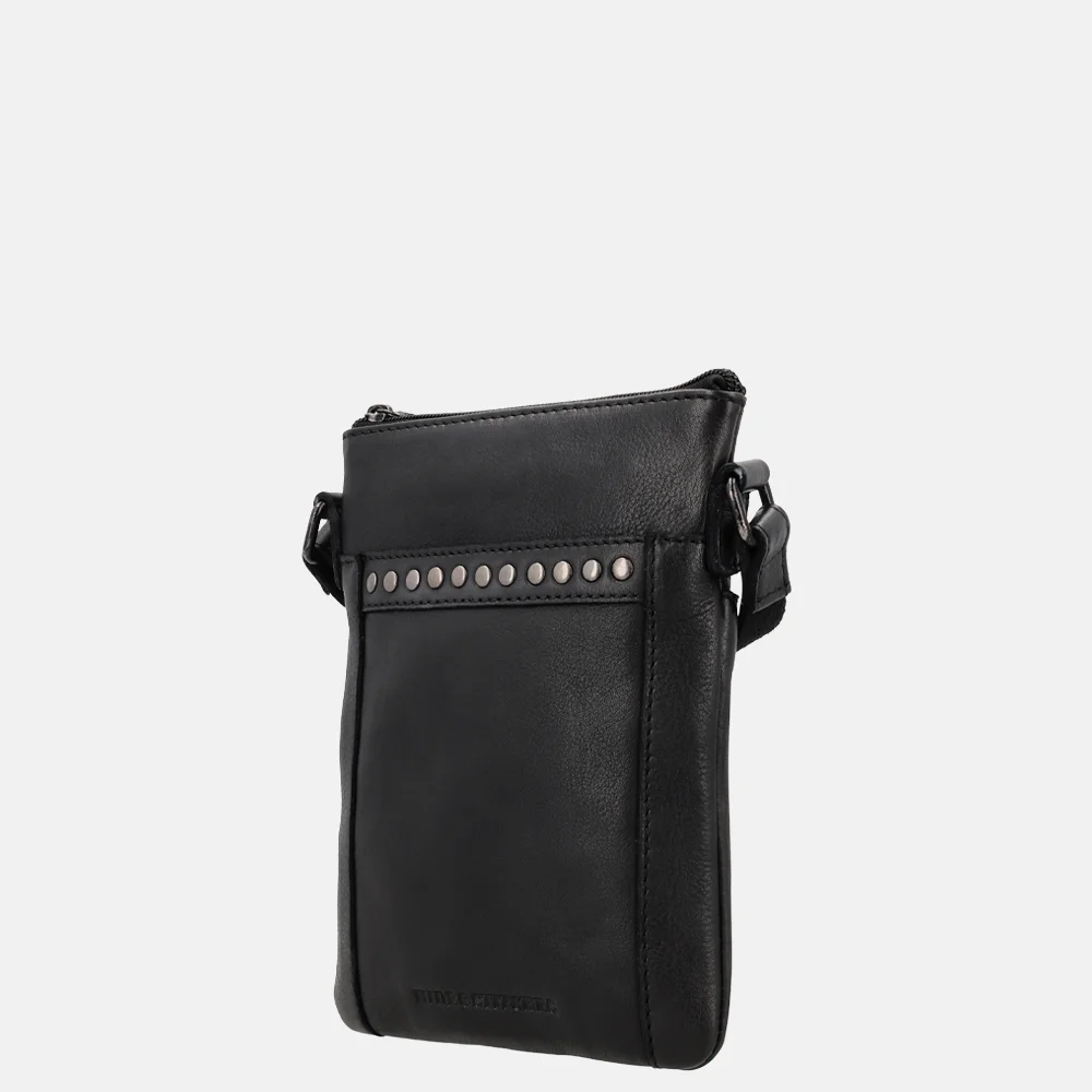 Hide & Stitches Redwood telefoontas studs black bij Duifhuizen