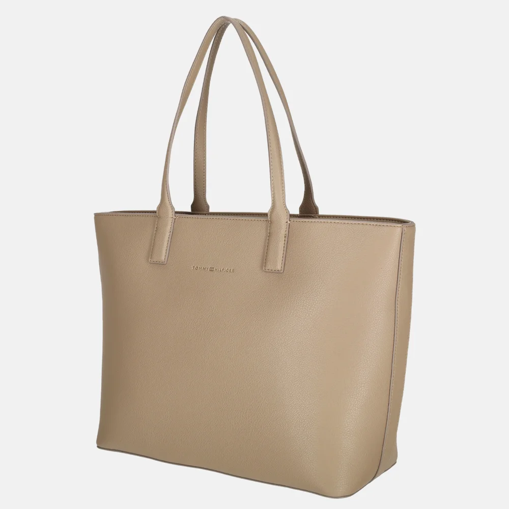 Tommy Hilfiger shopper coastal taupe bij Duifhuizen