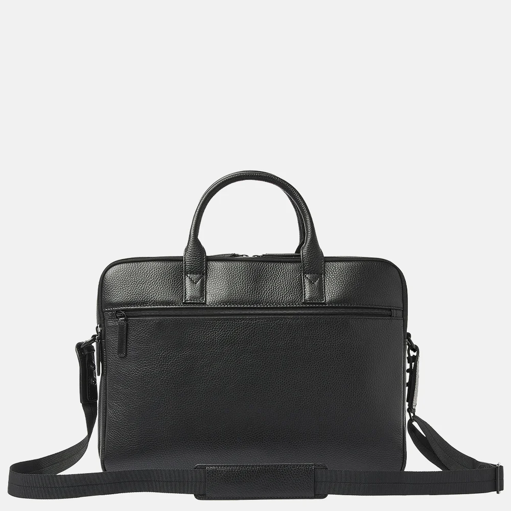 Castelijn en Beerens Moss laptoptas 17 inch zwart bij Duifhuizen