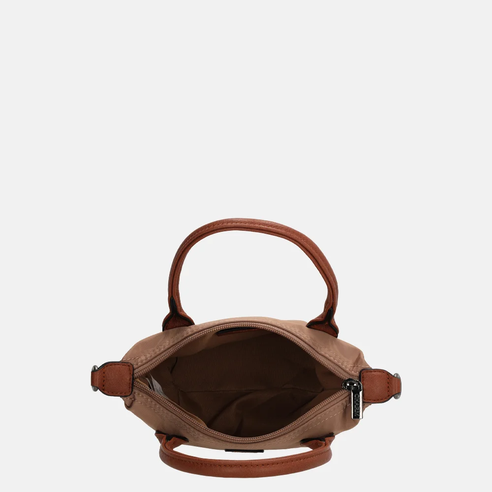 Charm London Buckingham handtas XS taupe bij Duifhuizen