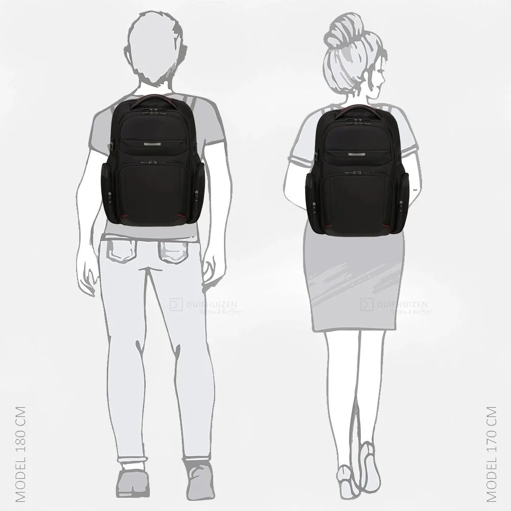 Samsonite Pro-Dlx 6 Backpack rugzak 17.3 inch black bij Duifhuizen