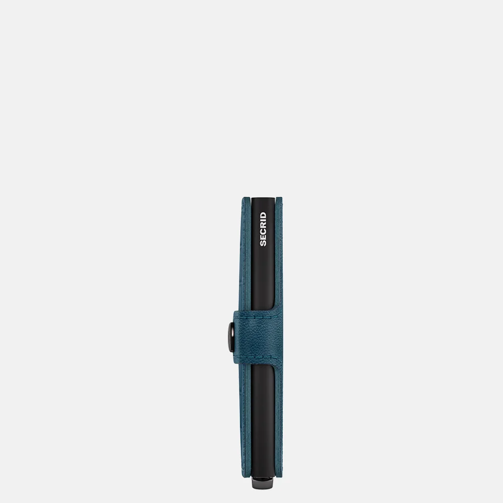 Secrid Premium Miniwallet Emboss Lines pasjeshouder teal bij Duifhuizen