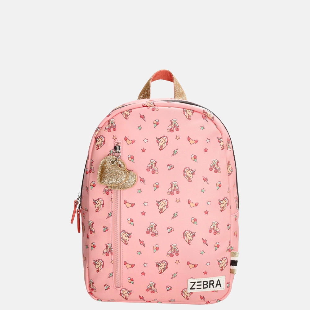 Zebra Trends kinderrugzak M eenhoorn roze