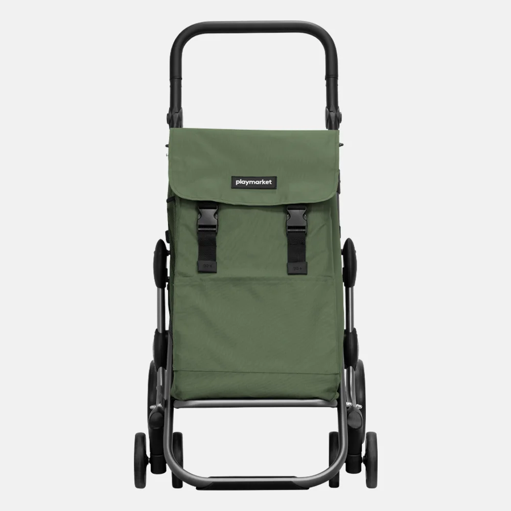 Playmarket Go Plus boodschappenkar olive bij Duifhuizen