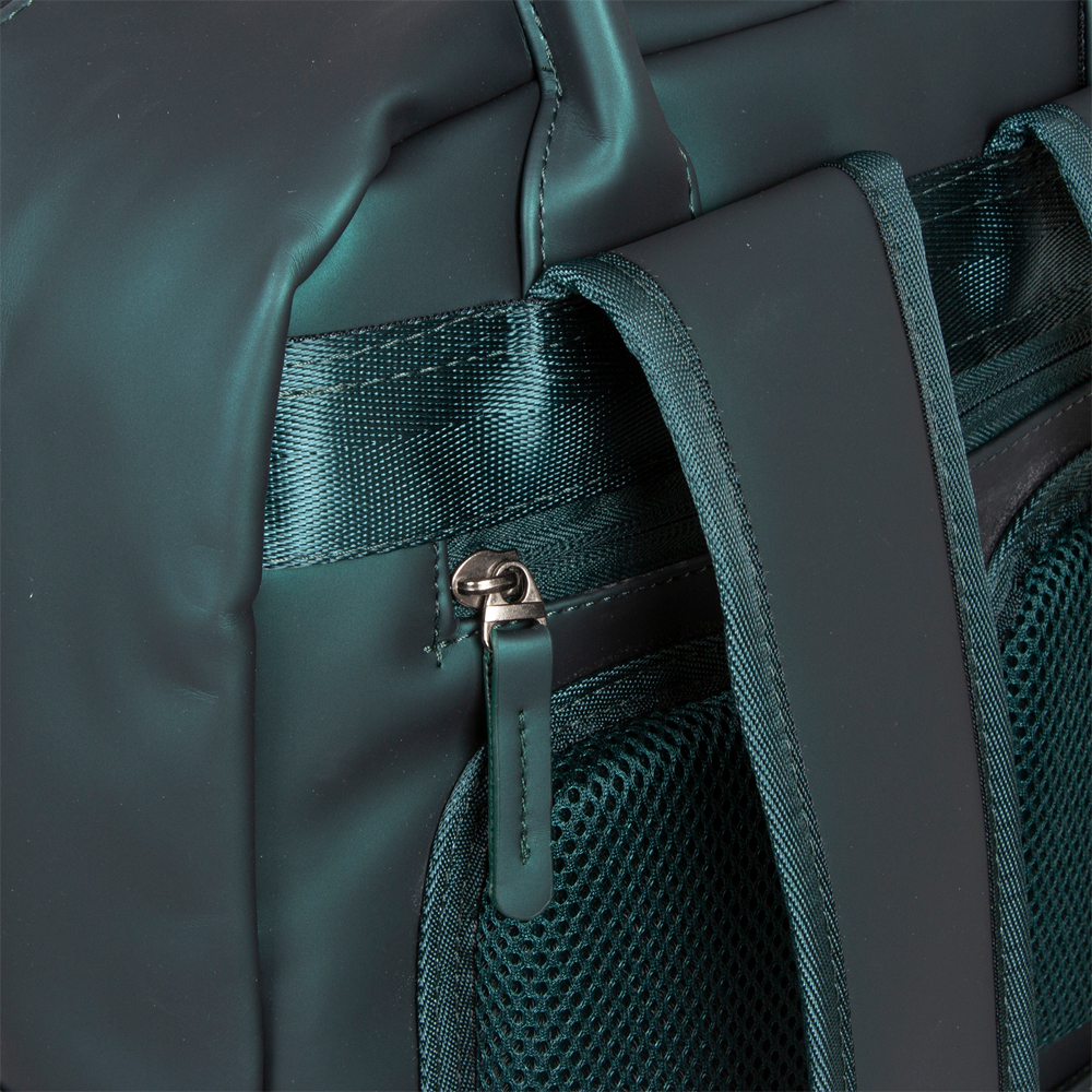 New Rebels Harper rugzak 14.1 inch dark green bij Duifhuizen
