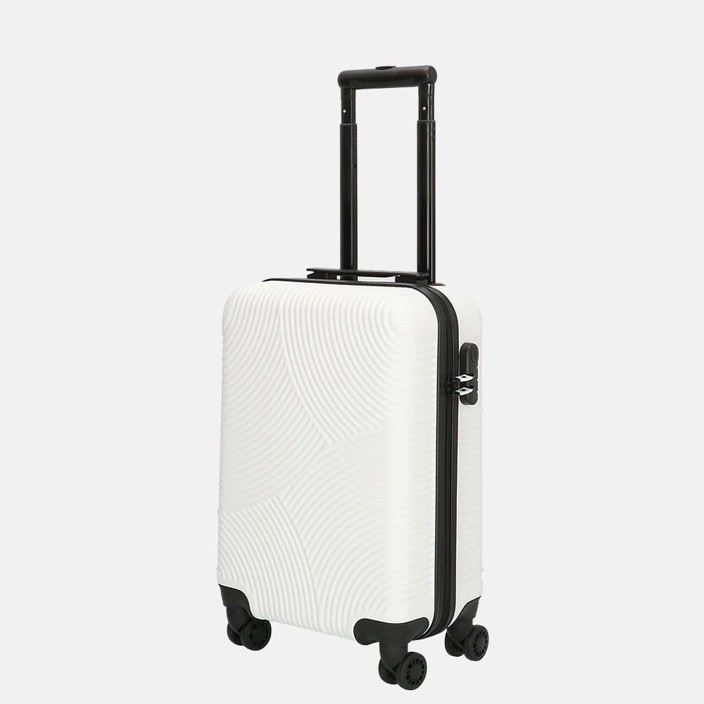 Enrico Benetti Louisville koffer 55 cm white bij Duifhuizen