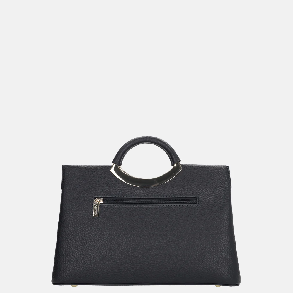 Charm London handtas beugel blauw bij Duifhuizen