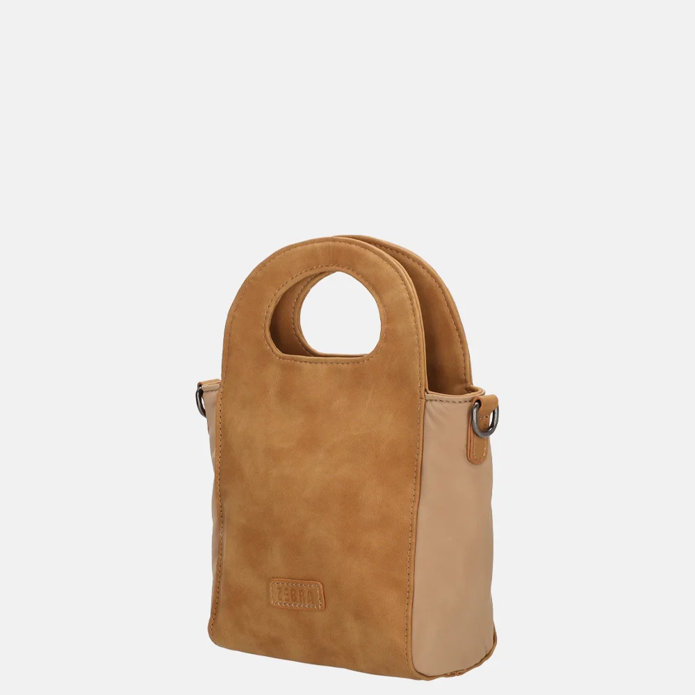 Zebra Trends Selene handtas XS/S camel bij Duifhuizen