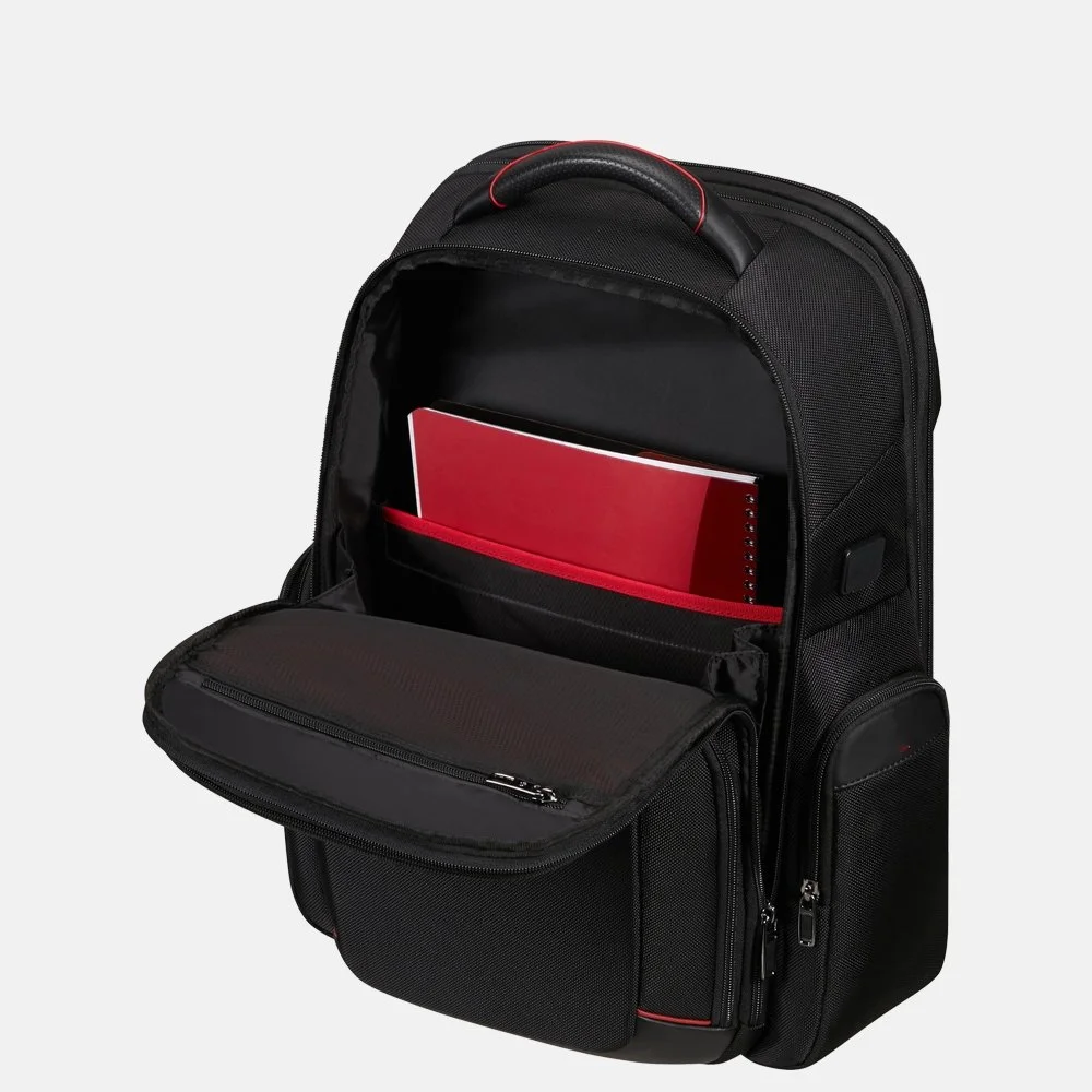 Samsonite Pro-Dlx 6 Backpack rugzak 17.3 inch black bij Duifhuizen