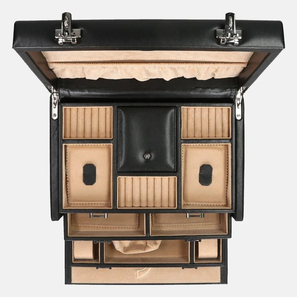 Windrose Ambiance sieradendoos M zwart bij Duifhuizen