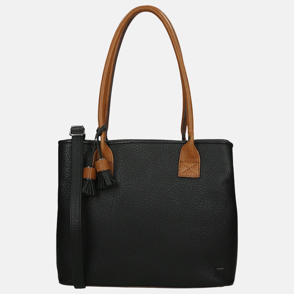 Berba Chamonix shopper black bij Duifhuizen