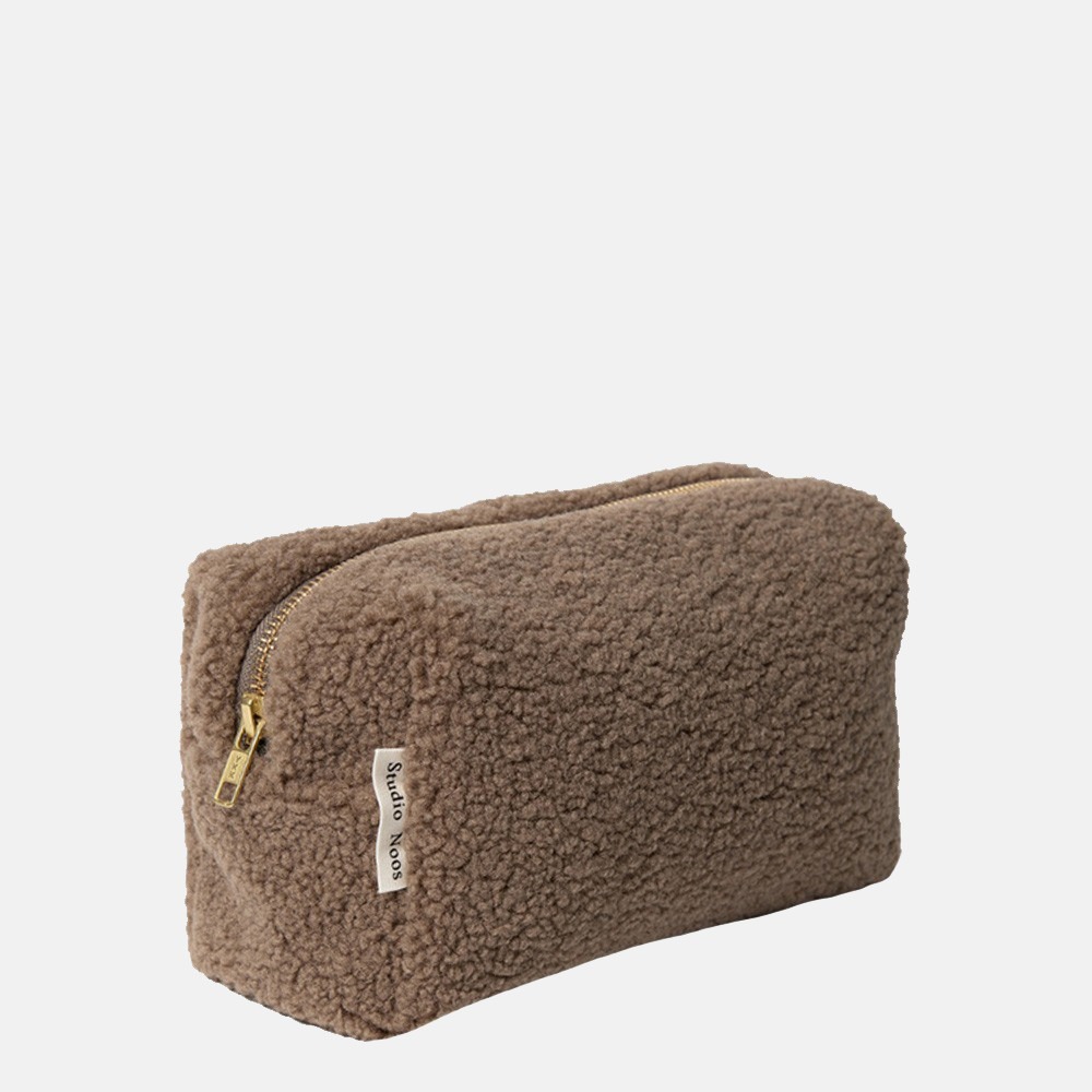 Studio Noos Chunky Pouch toilettas brown bij Duifhuizen