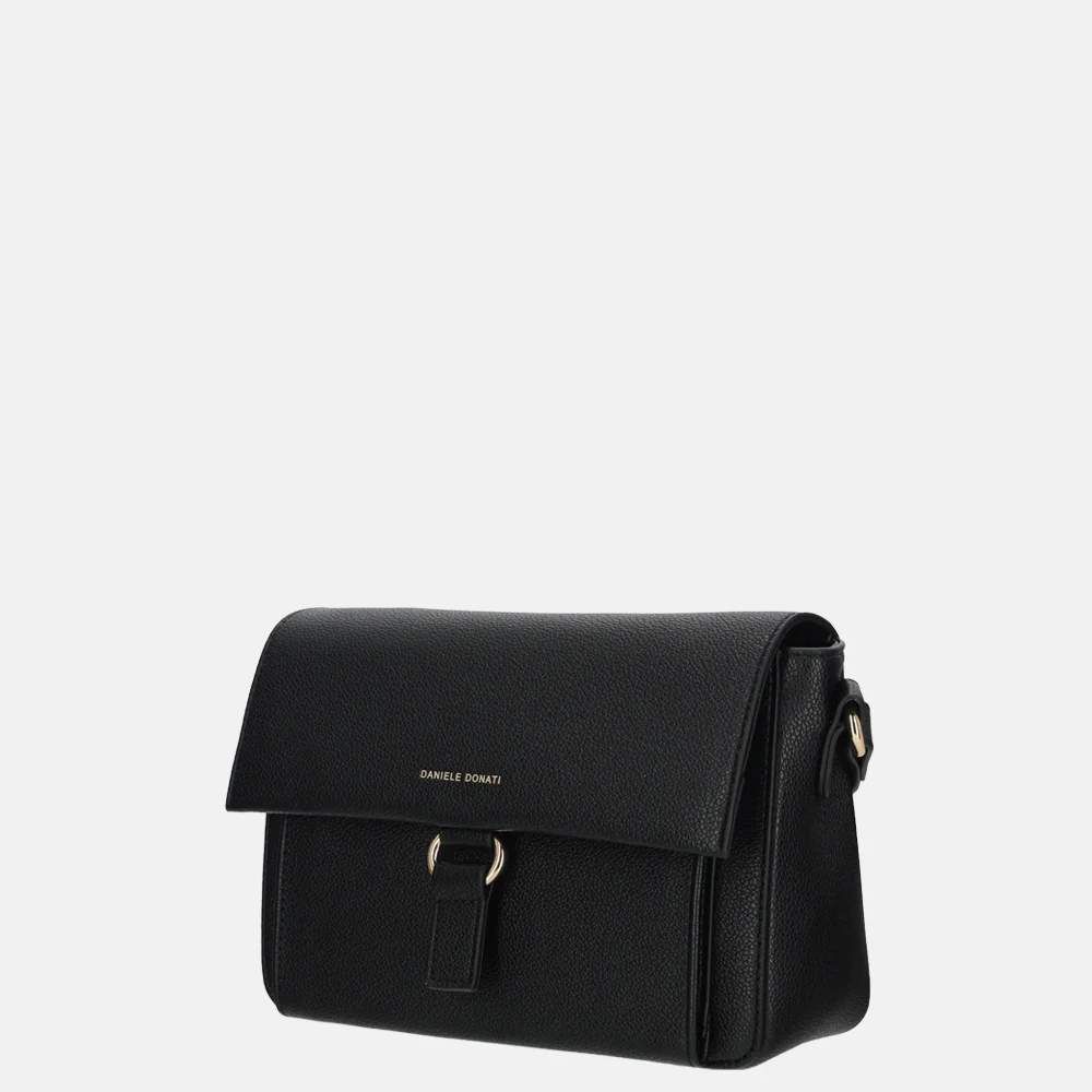 Daniele Donati crossbody tas black bij Duifhuizen