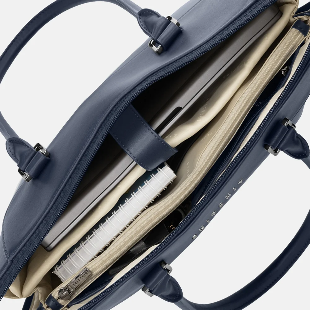 Suitsuit Mystique laptoptas 16 inch midnight blue bij Duifhuizen