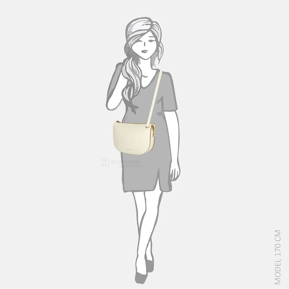 Smaak Amsterdam Silke crossbody tas cream bij Duifhuizen