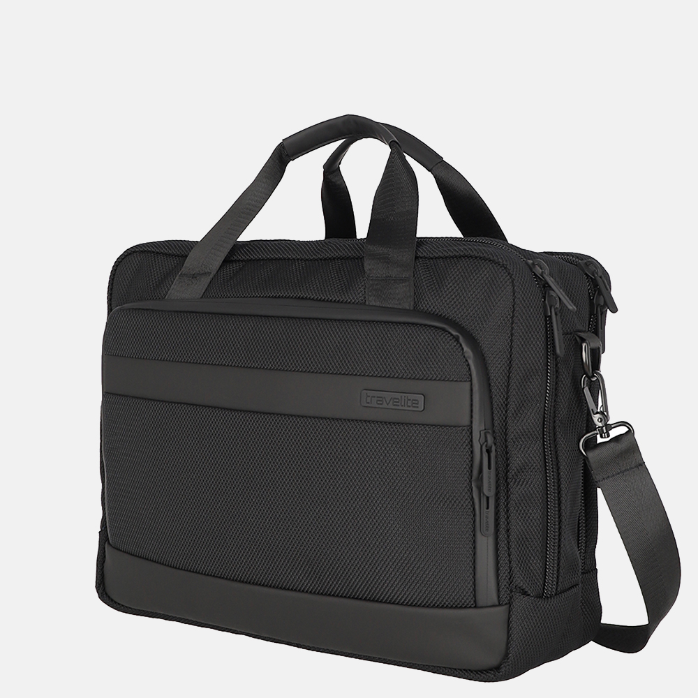 Travelite Meet laptoptas 15.6 inch black bij Duifhuizen
