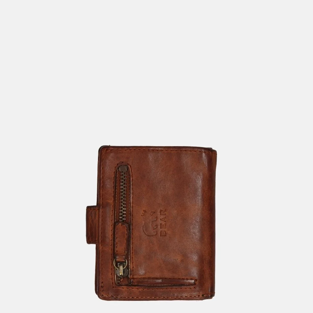 Bear Design Kris billfold voor pasjeshouder cognac bij Duifhuizen