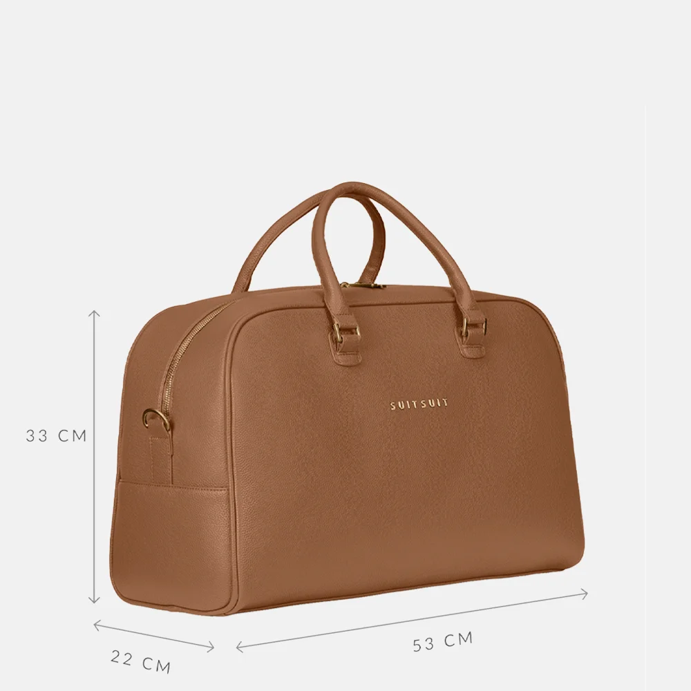 SUITSUIT Fab Seventies weekendtas caramel bij Duifhuizen