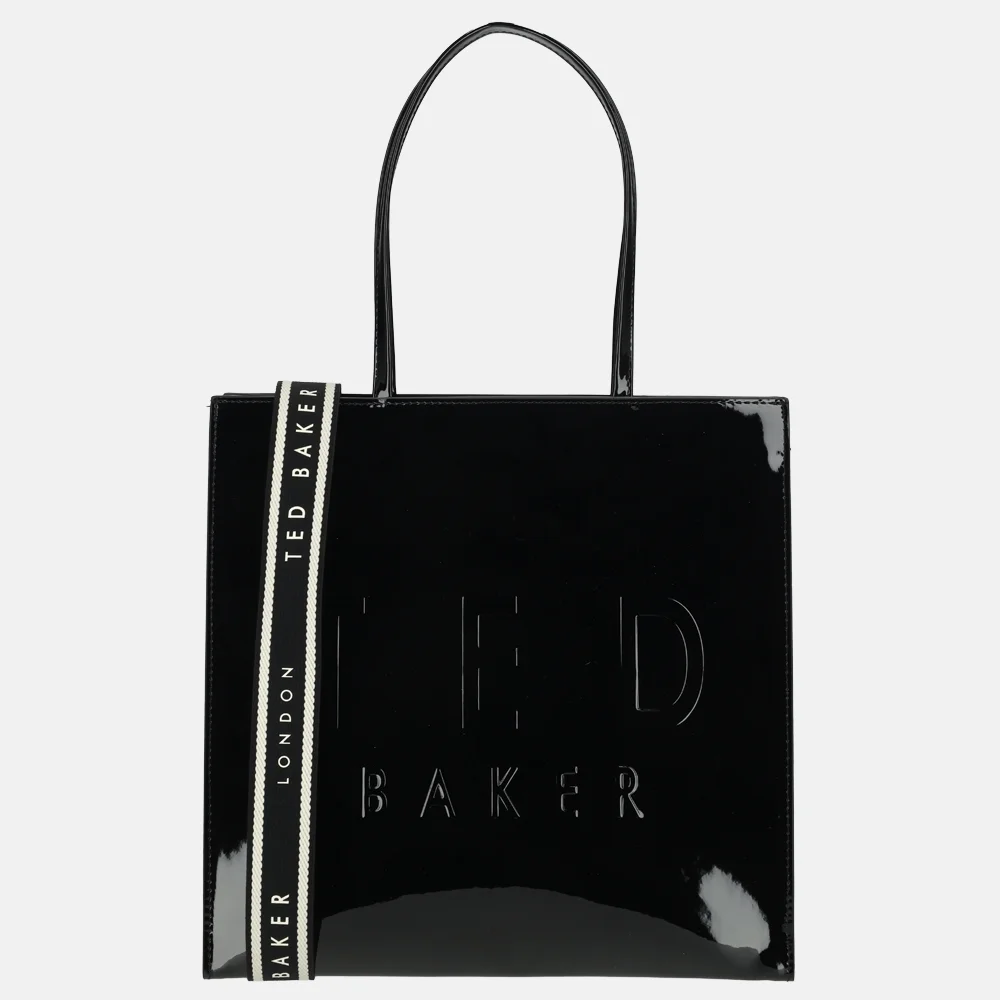 Ted Baker Iconny shopper + fashion band black bij Duifhuizen