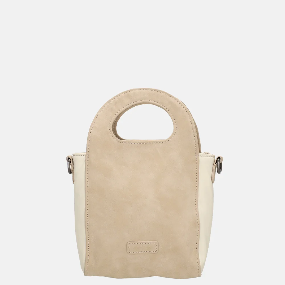 Zebra Trends Selene handtas XS/S creme bij Duifhuizen