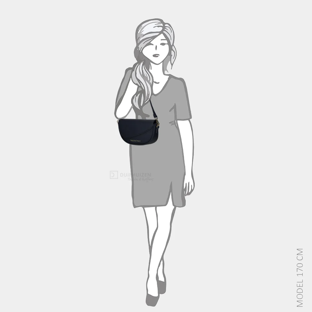 Valentino Bags Piper crossbody tas blu bij Duifhuizen