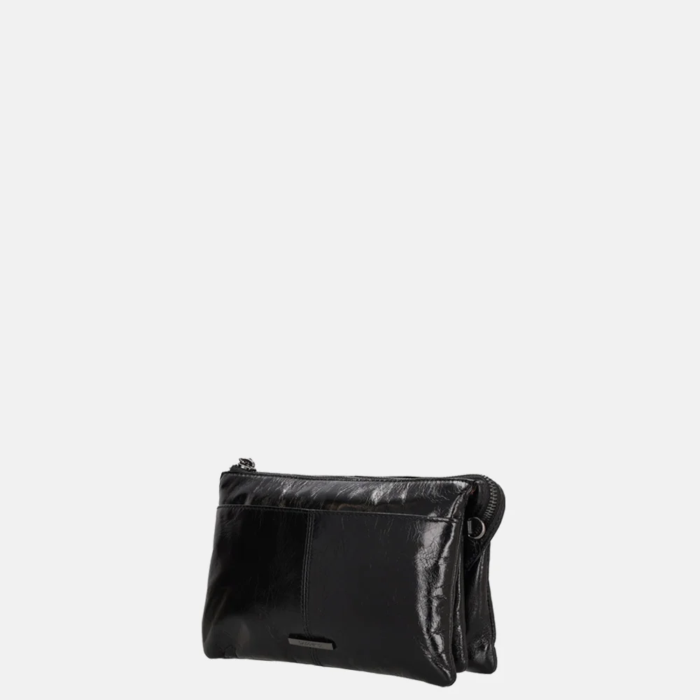Claudio Ferrici crossbody tas black bij Duifhuizen