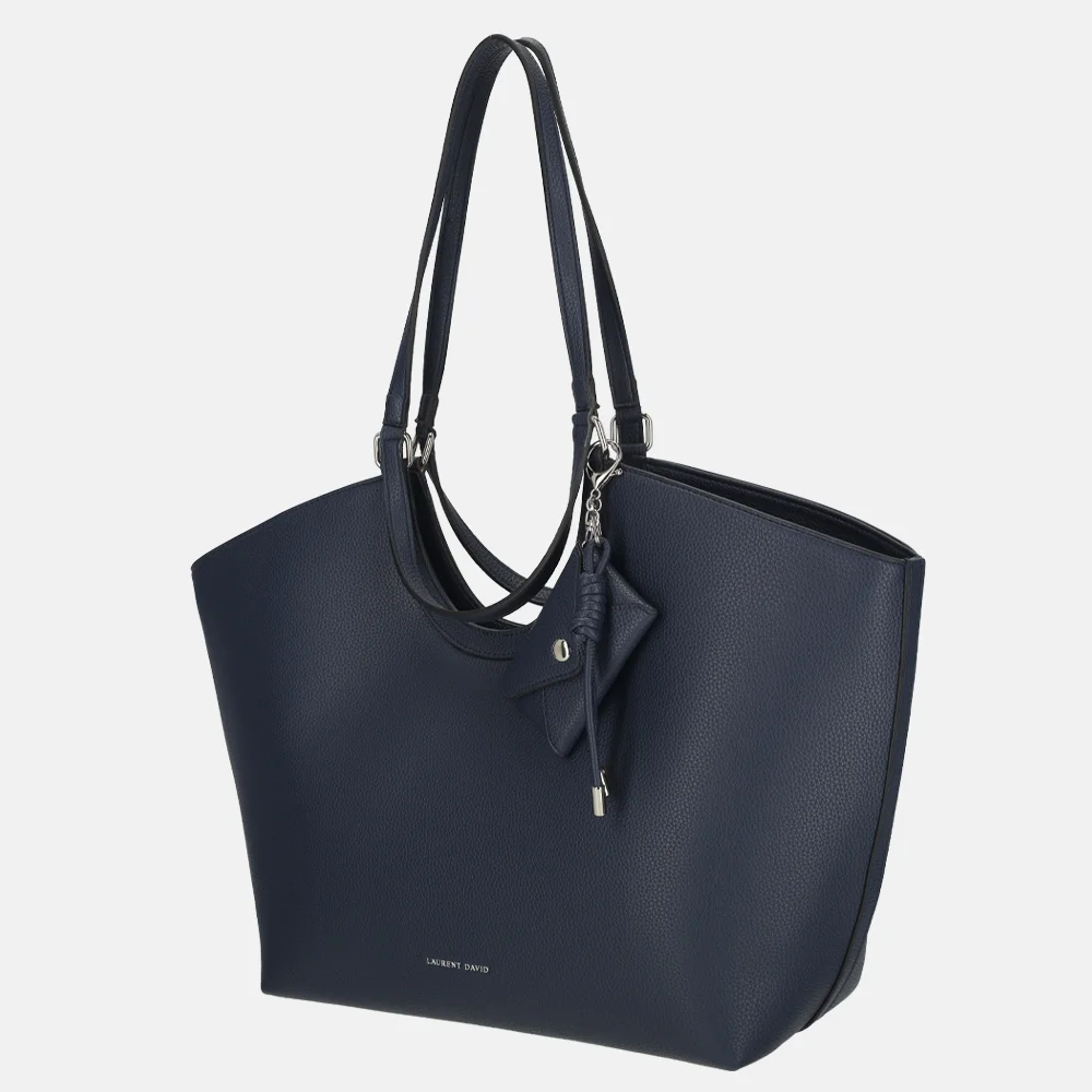 Laurent David Estee handtas/shopper navy bij Duifhuizen