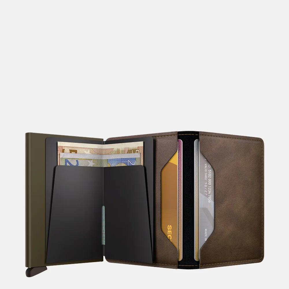 Secrid Slimwallet pasjeshouder vintage oak bij Duifhuizen
