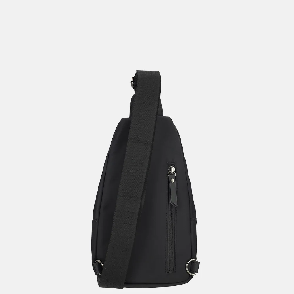 Enrico Benetti Caroline crossbody 2rits zwart bij Duifhuizen