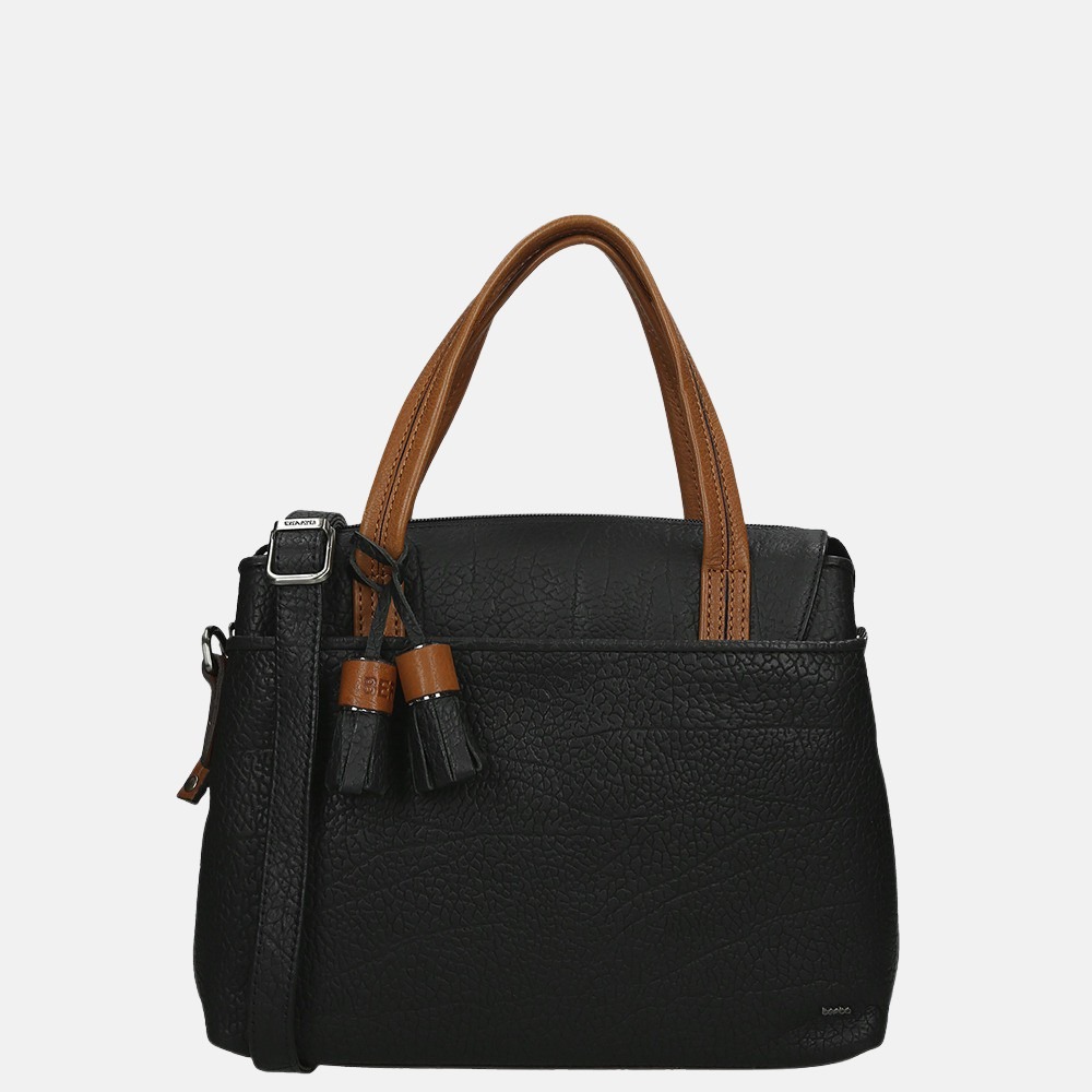 Berba Chamonix handtas M black bij Duifhuizen