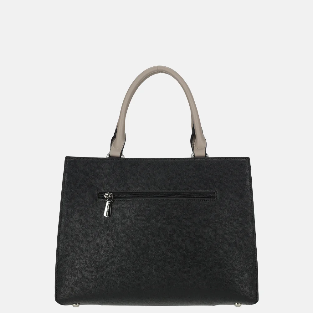 Daniele Donati Saffiano handtas black bij Duifhuizen