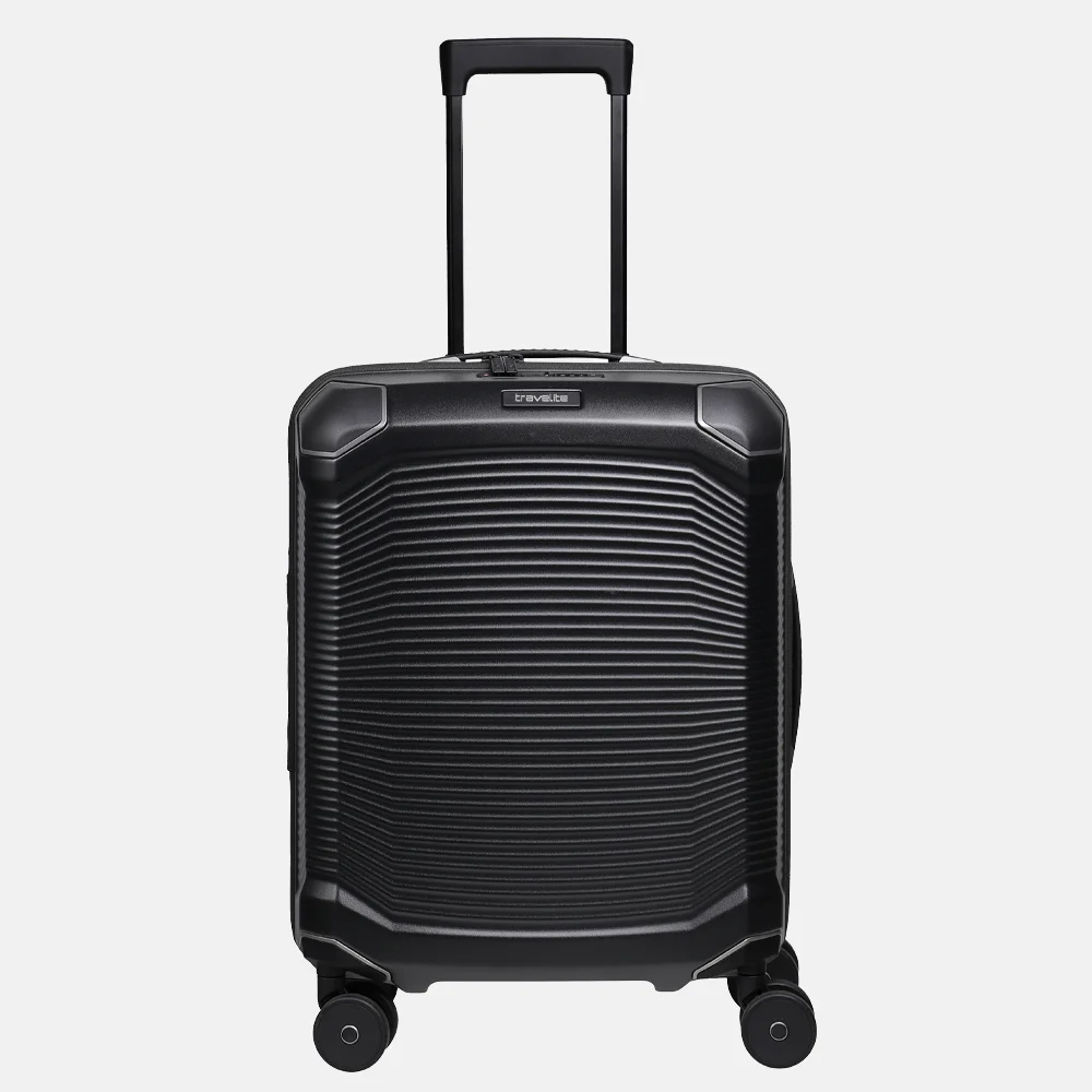Travelite Millennium spinner handbagage koffer 55 cm black