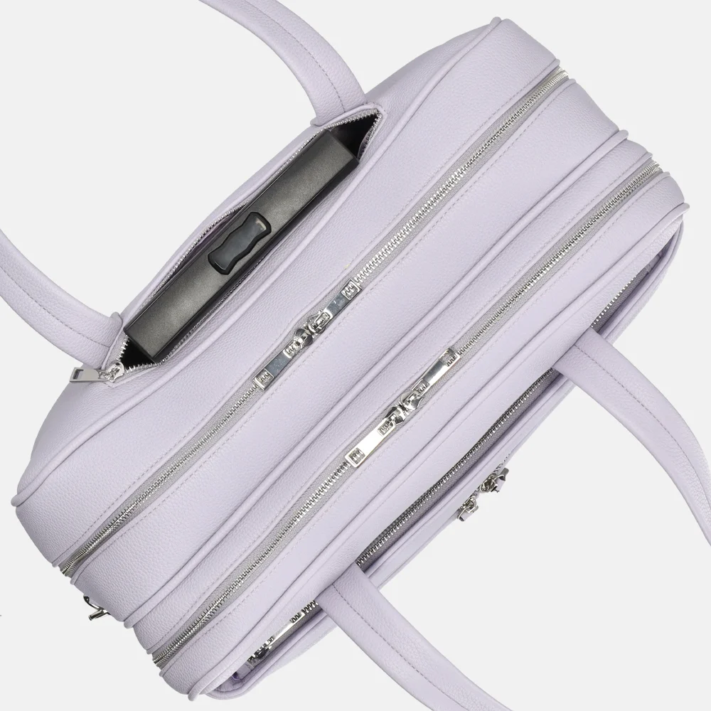Olivia Lauren Leila business trolley 16 inch lila bij Duifhuizen