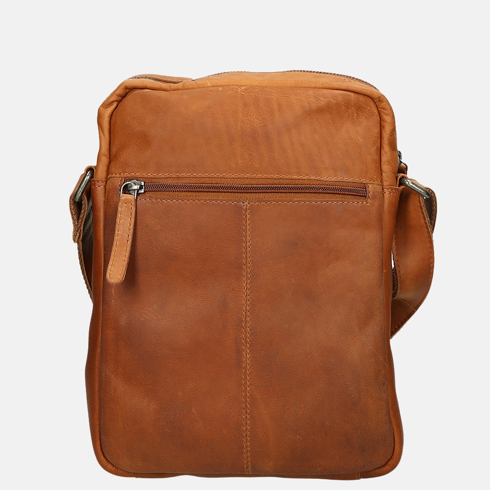 Chesterfield Dessau schoudertas cognac bij Duifhuizen