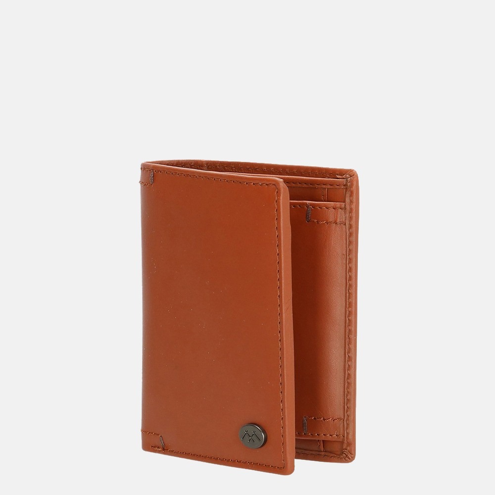 Micmacbags Wallstreet billfold cognac bij Duifhuizen