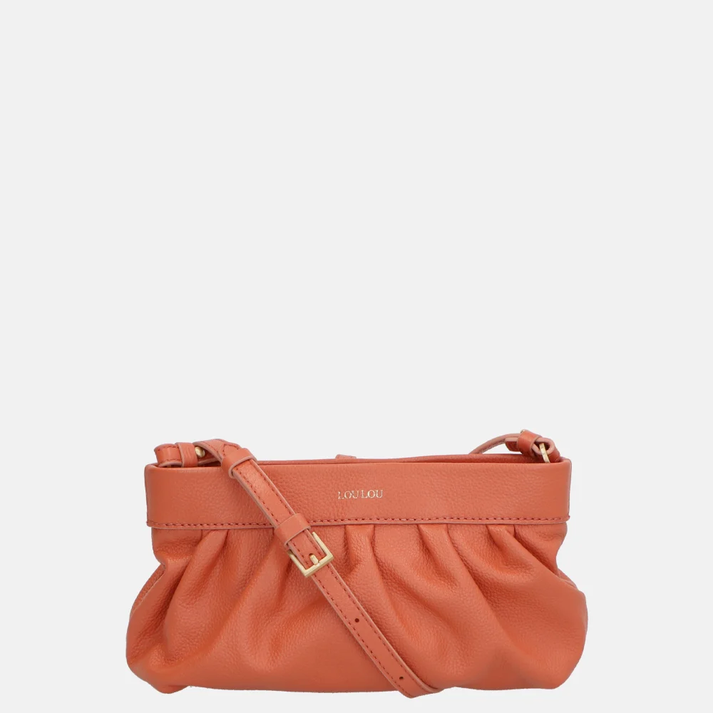 Loulou Essentiels Sophie crossbody tas apricot bij Duifhuizen