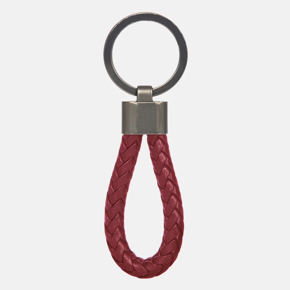 Porsche Design sleutelhanger leer carmin bij Duifhuizen