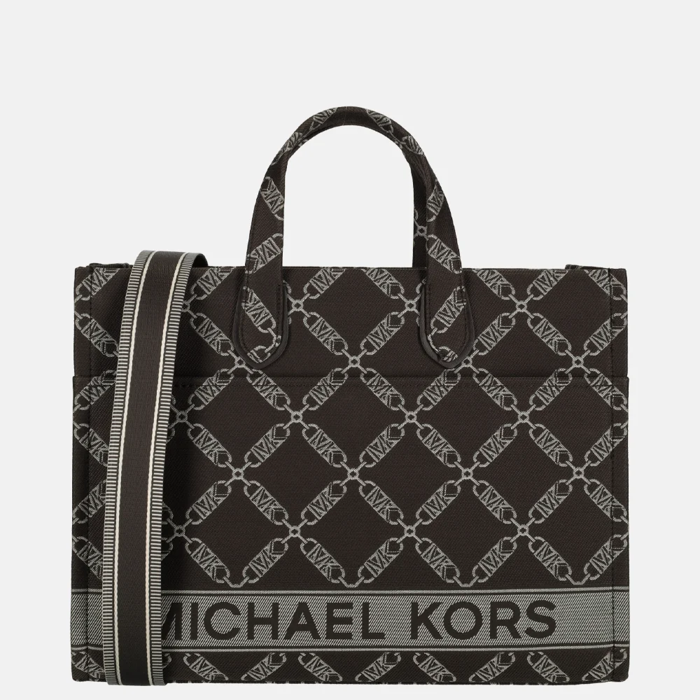 Michael Kors Gigi shopper choc multi bij Duifhuizen