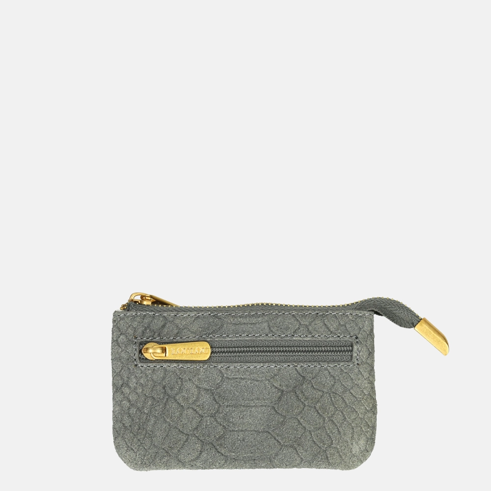 Loulou Essentiels Sugar Snake portemonnee S grey bij Duifhuizen