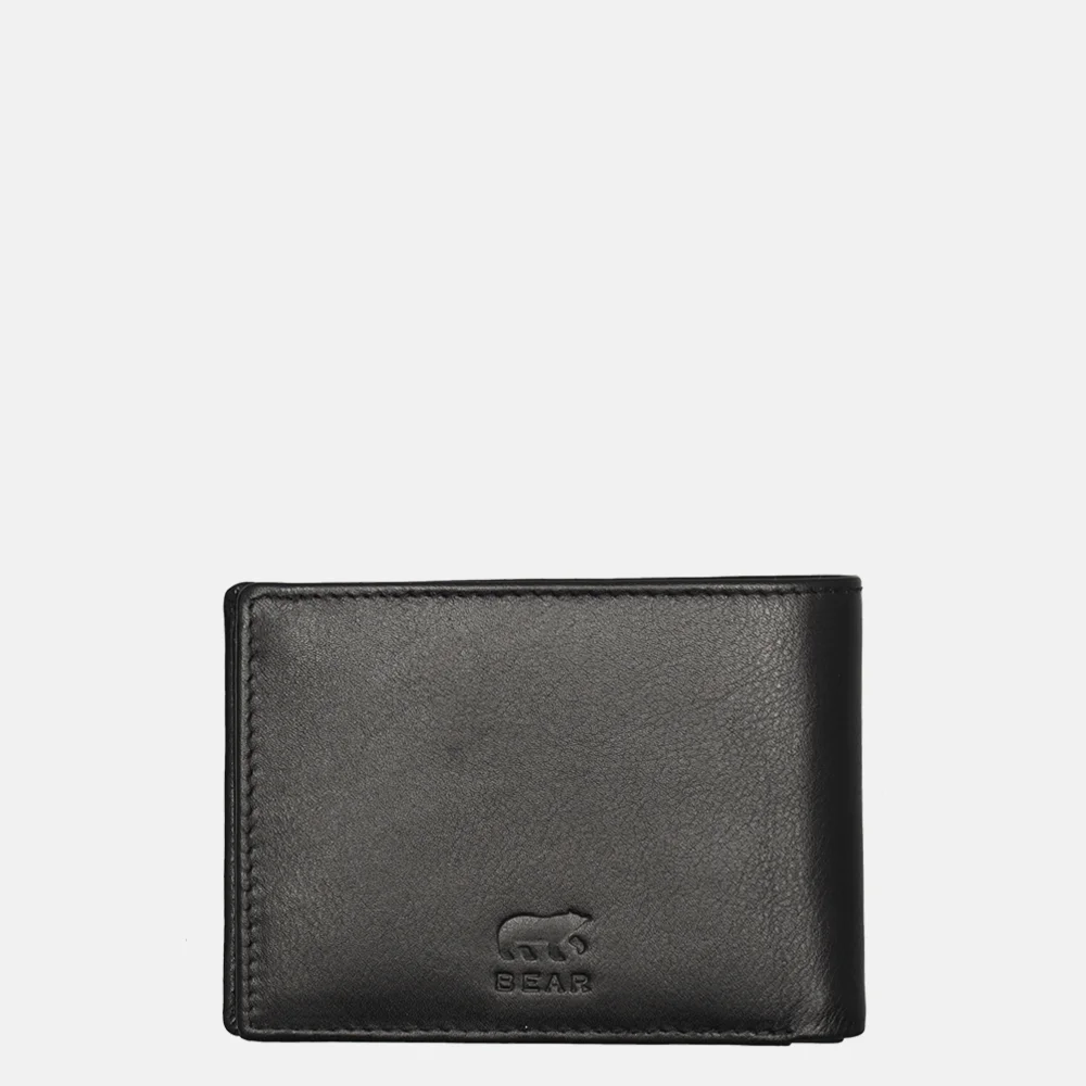 Bear Design billfold zwart bij Duifhuizen