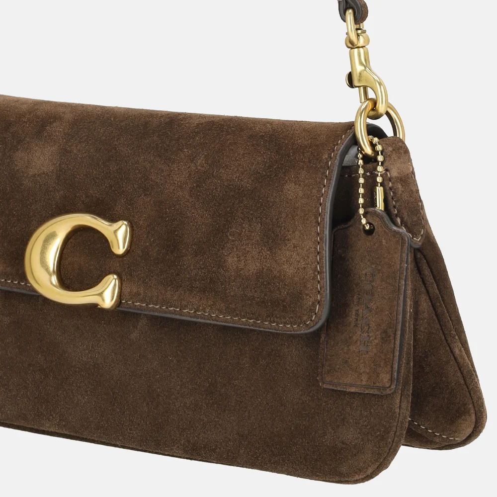 Coach Jet schoudertas dark chocolat bij Duifhuizen