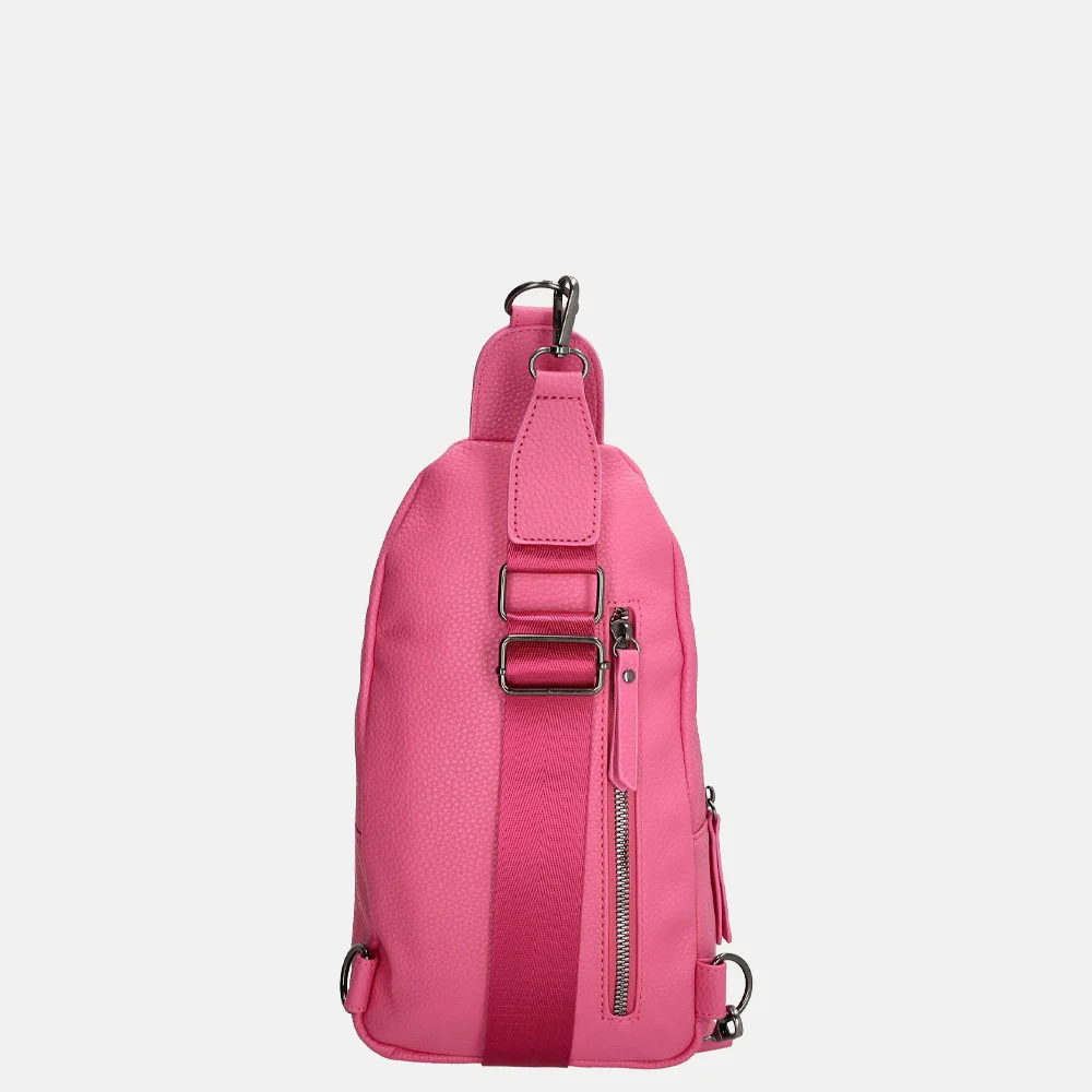 Charm London crossbody tas fuchsia bij Duifhuizen