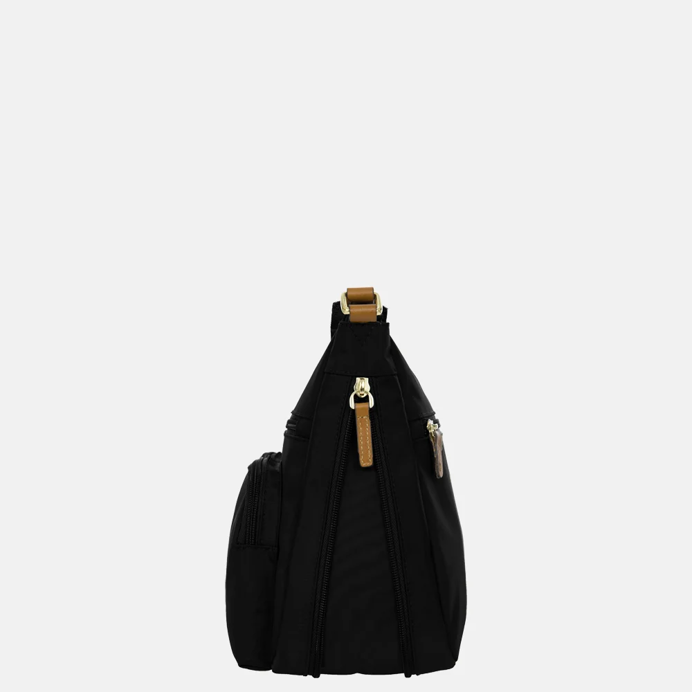 Bric's schoudertas nero bij Duifhuizen