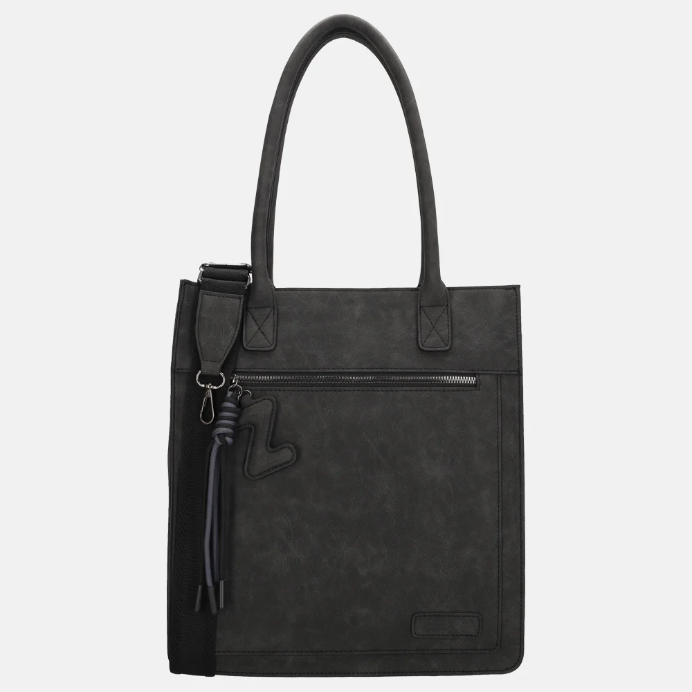 Zebra Trends Rosalyn shopper zwart bij Duifhuizen